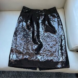 Sequin pencil skirt